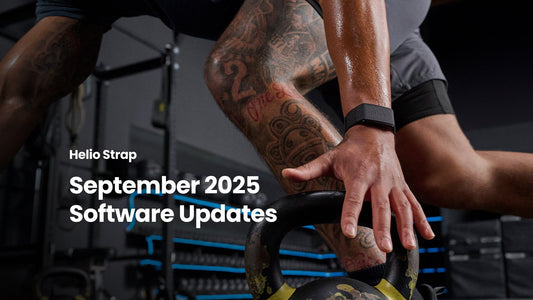 Actualización de software de Helio Strap de septiembre de 2025
