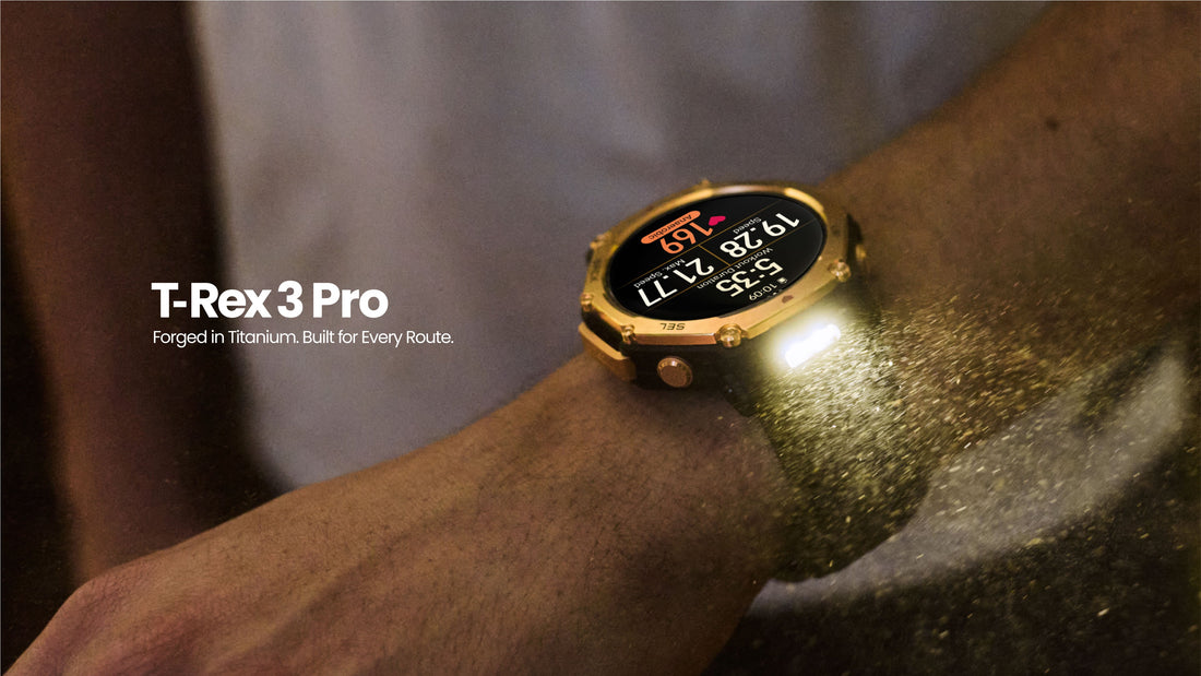 Forjado en titanio: Conoce el Amazfit T-Rex 3 Pro