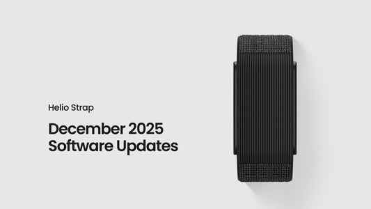 Actualización de software de Helio Strap de diciembre de 2025