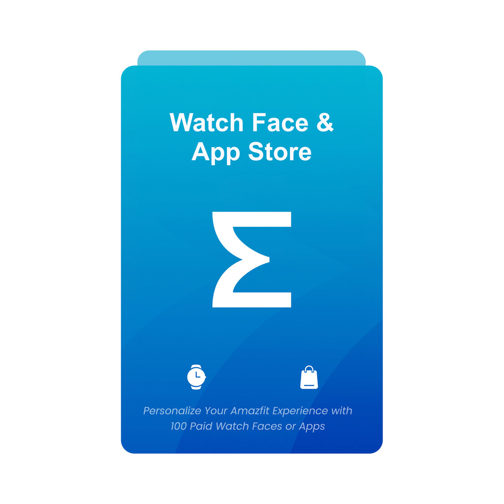 Watch Face y App Store Tarjeta regalo