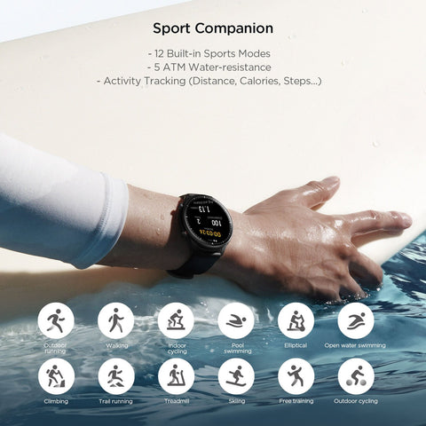 Amazfit-reloj inteligente GTR 2, accesorio de pulsera con diseño curvo  integrado, sin bisel, batería de larga duración, Alexa, nueva versión -  ESPACIO DIGITAL